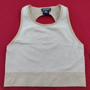 NEW with tags Tahari Sport Bubble Knit Key Hole Sports Bra – Size S/M